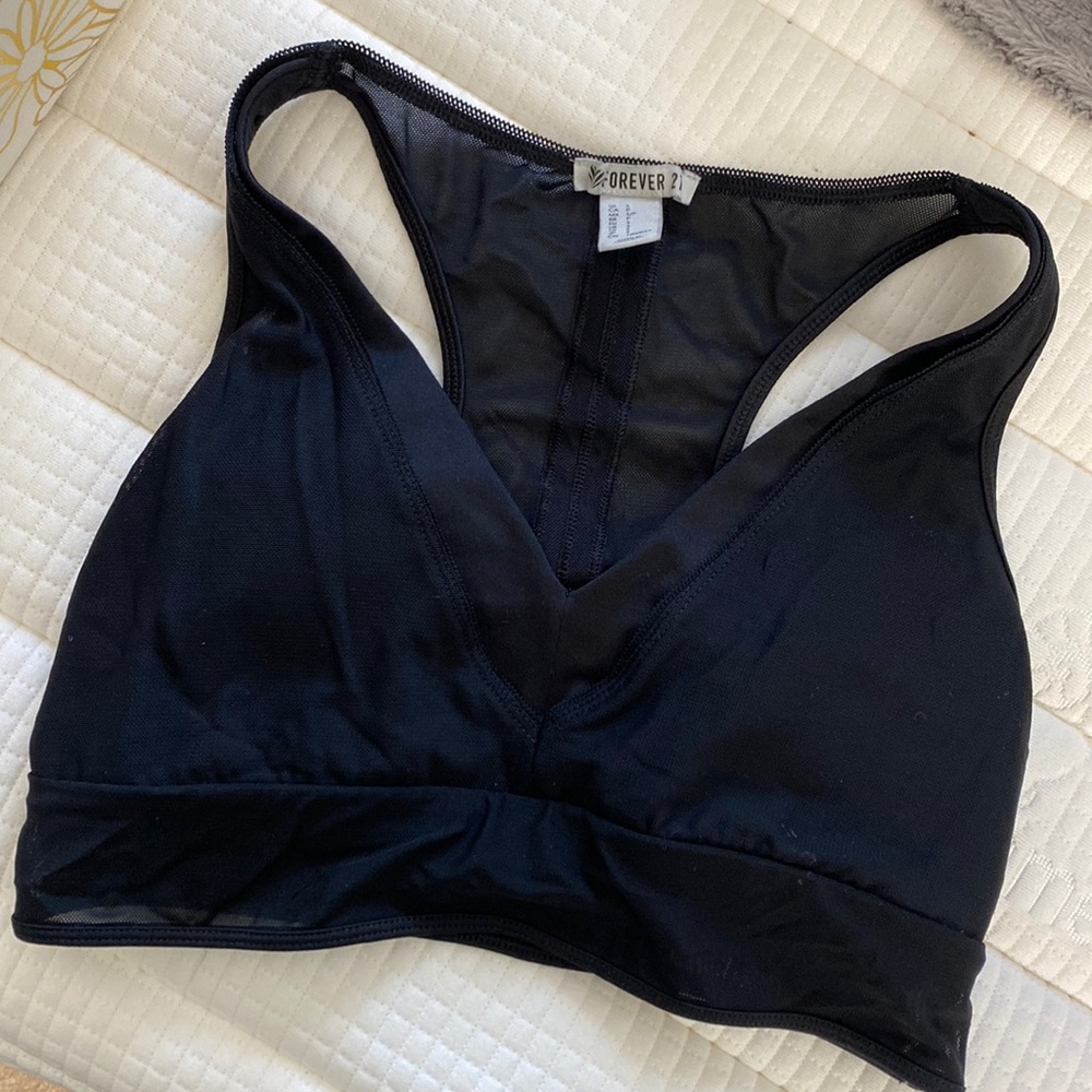 FOREVER 21 Mesh Sports Bra